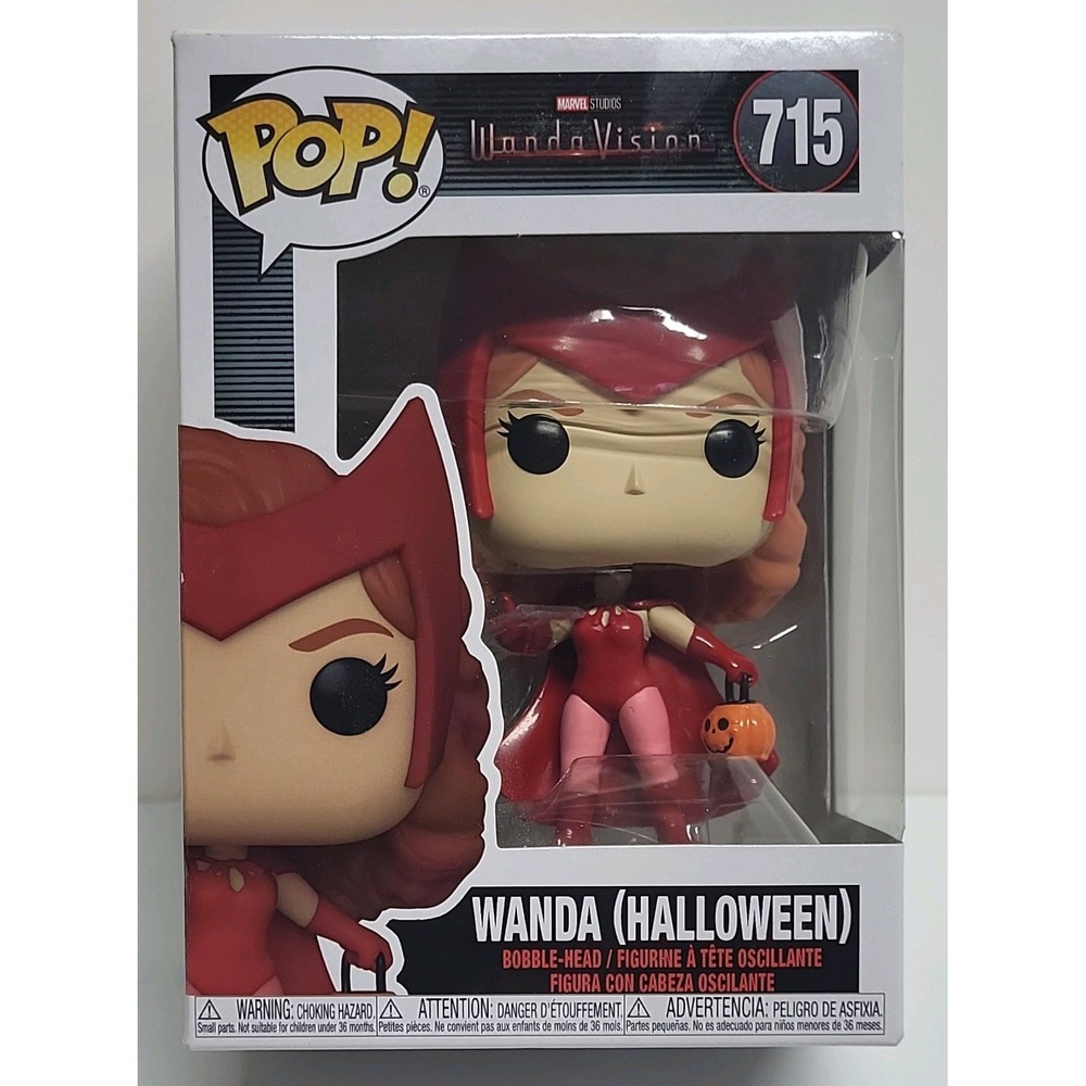 New Funko Pop Marvel WandaVision Halloween Wanda 715 Vinyl Figure *Read* Toy